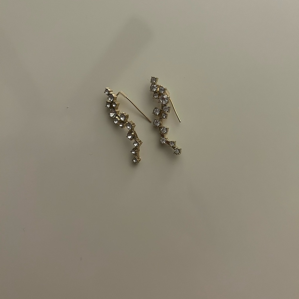 Elegant Gold and Silver Women's Earrings